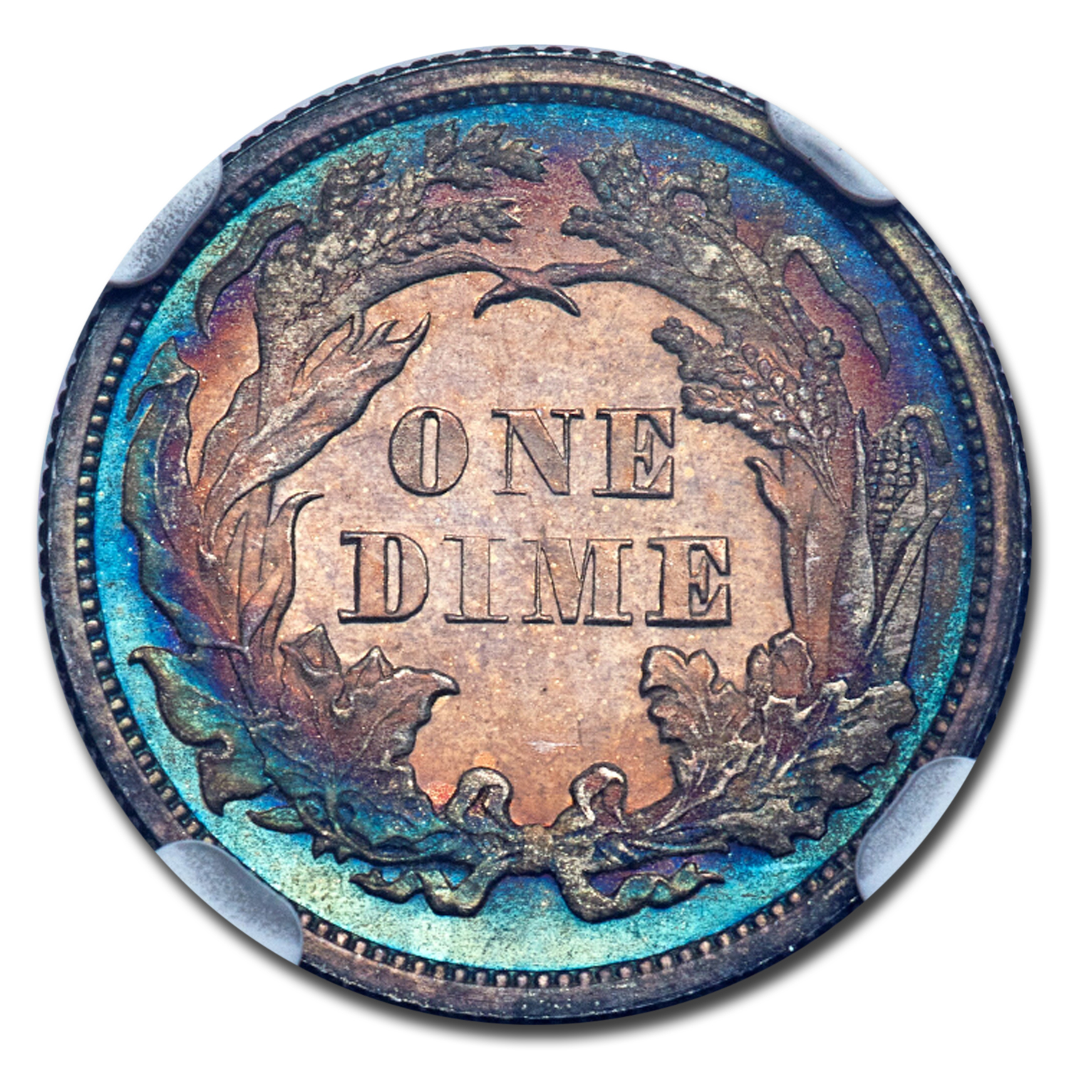 1873 Liberty Seated Dime w/Arrows PF-67 NGC - Picture 3 of 3
