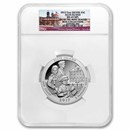 2017 5 oz Silver ATB Ellis Island MS-69 DPL NGC