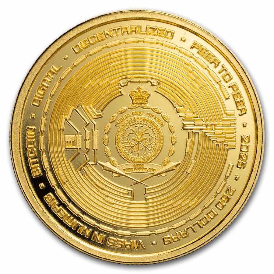 2025 Niue 1 oz Gold $250 Bitcoin BU | eBay