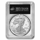2025-W Proof Silver American Eagle PR-70 PCGS (Laser, FDI, Black)