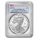 2025-W 1 oz Proof Silver Eagle PR-70 PCGS (Laser Privy, AR)