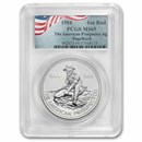 1984 1 oz Silver Round - Engelhard MS-69 PCGS ("E" Logo Reverse)