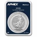 2026 Great Britain 1 oz Silver Britannia MintDirect® Single