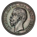 1884-A Germany Silver 2 Mark Heinrich XIV MS-64 PCGS (Reuss-Schl)