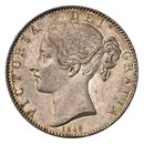 1845 Great Britain Silver Crown Victoria MS-62 NGC