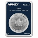 2026 Canada 1 oz Silver Maple Leaf (MintDirect® Single)