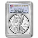 2025-S 1 oz Proof Silver Eagle PR-70 PCGS (Navy Privy, FDI)