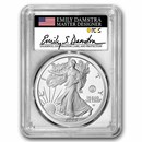2025-S Proof Silver Eagle PR-70 PCGS (Navy Privy, AR, Damstra)