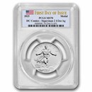 (2025) 2.5 oz Silver Comic Art Superman Medal MS-70 PCGS (FDI)