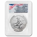 1984 1 oz Silver Round - Engelhard MS-68 PCGS (Eagle Reverse)