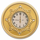 2025 Niue 1 oz Silver Proof Fabergé Gold Table Clock (Box & COA)