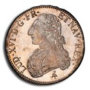 1783-A France Silver Ecu Louis XVI MS-64 PCGS
