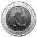 2025 Niue 2 oz Silver Greatest U.S. Coins:1804 Draped Bust Dollar