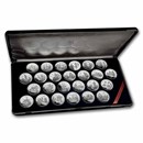 1992 British Virgin Islands 25-Coin Silver $25 Proof Set