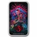 2026 TUV 1 oz Silver Colorized Stranger Things Season 3 Coin Box