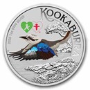 2026 AUS 1 oz Silver Colorized Kookaburra BU (World Money Fair)