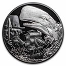 2026 Niue 2 oz Silver Black Proof Moby Dick (w/ Box & COA)