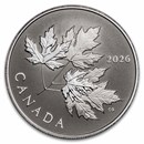 2026 Canada 1/2 oz Silver $10 Gleaming Maple Leaves Proof