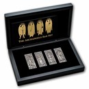 2026 Barbados 4 oz Silver Archangels 4-Coin Set (w/ Box & COA)