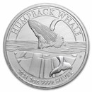 2023 Australia 2 oz Silver Humpback Whale BU