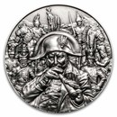 2026 Niue 2 oz Silver Napoleon Coin (w/ Box & COA)