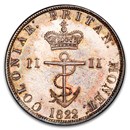 1822 British West Indies Silver 1/2 Dollar MS-65 PCGS