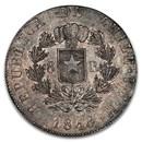 1848-So Chile Silver 8 Reales MS-62 NGC