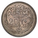 1917 Egypt Silver 20 Piastres MS-65 NGC