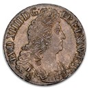 1708-9 France Silver Ecu Louis XIV MS-64 NGC
