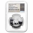 2023 South Africa 1 oz Silver Krugerrand PF-70 NGC (FDI)