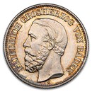 1901-G Germany Silver 2 Mark Friedrich I MS-65 NGC (Baden)