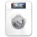 2011-P 5 oz Silver ATB Glacier SP-69 NGC