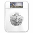 2011-P 5 oz Silver ATB Gettysburg SP-69 NGC