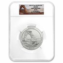 2014-P 5 oz Silver ATB Arches SP-69 NGC (ER/FR)