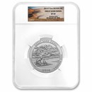 2014-P 5 oz Silver ATB Great Sand Dunes SP-69 NGC