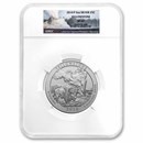 2010-P 5 oz Silver ATB Yellowstone SP-69 NGC
