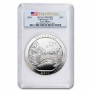 2011 5 oz Silver ATB Chickasaw MS-69 PL PCGS (FirstStrike®)