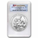 2013-P 5 oz Silver ATB Mt. Rushmore SP-69 PCGS (First Strike)
