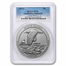 2018-P 5 oz Silver ATB Block Island SP-70 PCGS