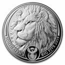 2019 South Africa 1 oz Silver Big Five Lion BU (Coin Only)