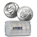 1972-S 40% Silver Eisenhower Dollars 20-Coin Roll BU