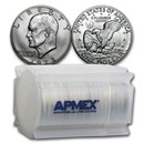 1973-S 40% Silver Eisenhower Dollar 20-Coin Roll BU
