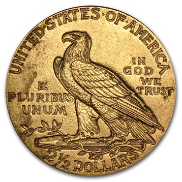 Indian $2.50 Gold Coin (1908-1929) Indian $2.50 Gold Coin (1908-1929)