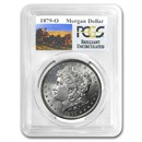 1879-O Stage Coach Silver Dollar BU PCGS