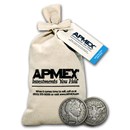 90% Silver Barber Quarters $100 Face Value Bag