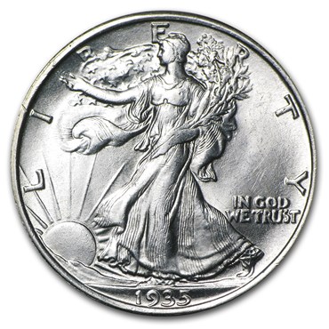 Walking Liberty Half Dollar (1916-1947) obverse Walking Liberty Half Dollar (1916-1947) obverse