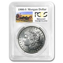 1900-S Stage Coach Silver Dollar BU PCGS