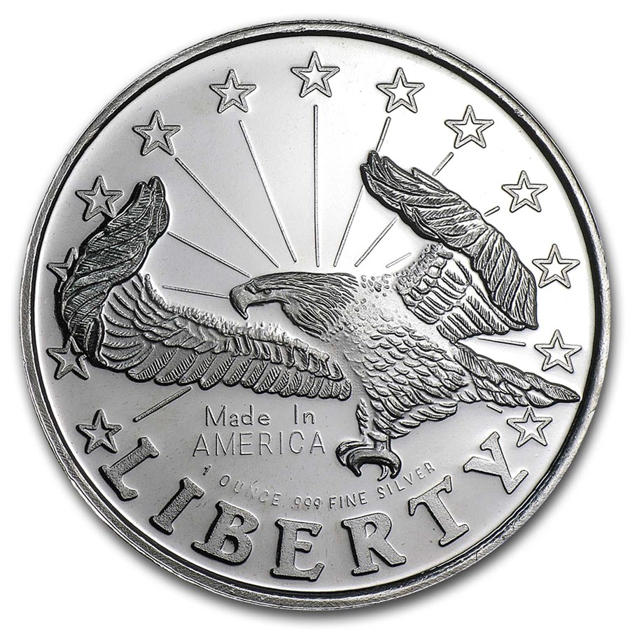 1 oz Silver Round - Liberty Eagle | 1 oz (Silver Rounds) | APMEX