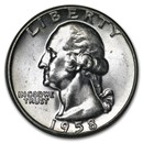 1958 Washington Quarter BU