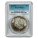 1921-D Morgan Silver Dollar MS-65 PCGS